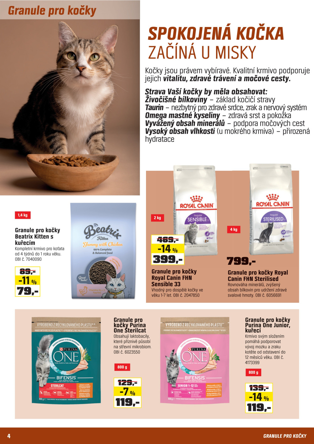 Leták OBI leták - Chovatelské potřeby - strana 4