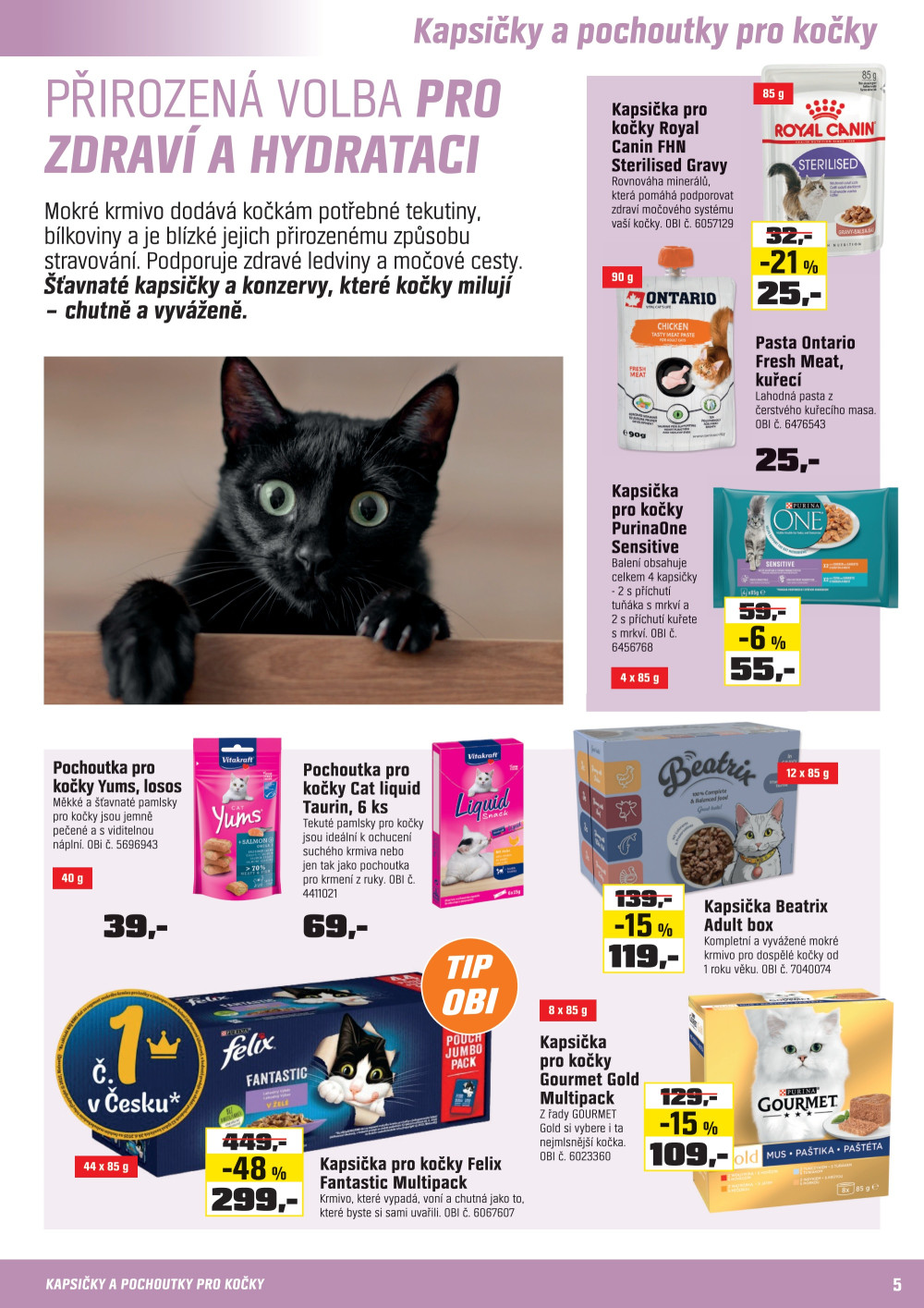 Leták OBI leták - Chovatelské potřeby - strana 5