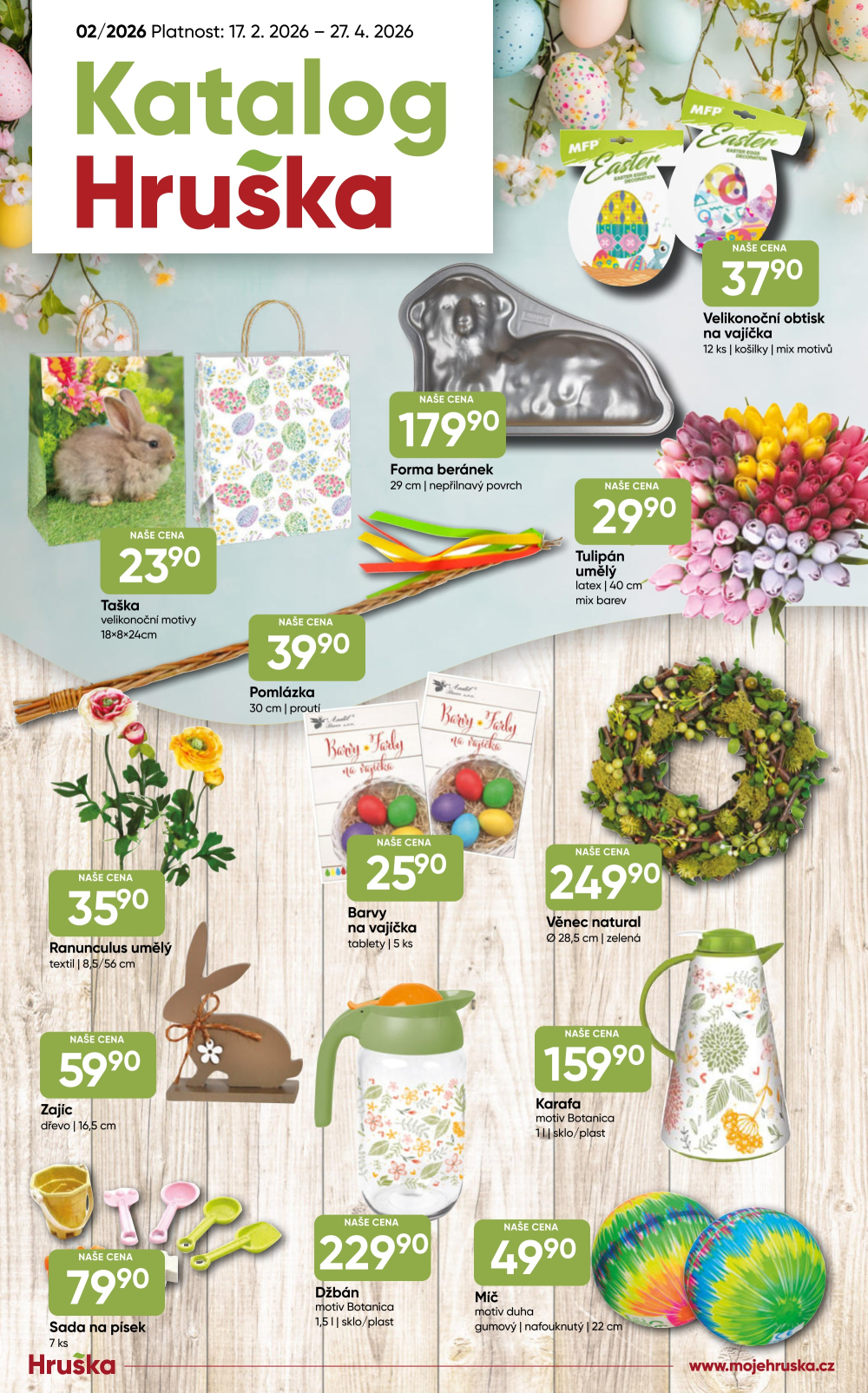 Leták Hruška katalog - strana 1