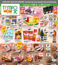 Akční leták TEMPO  JO