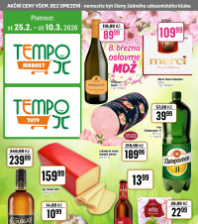Akční leták TEMPO 