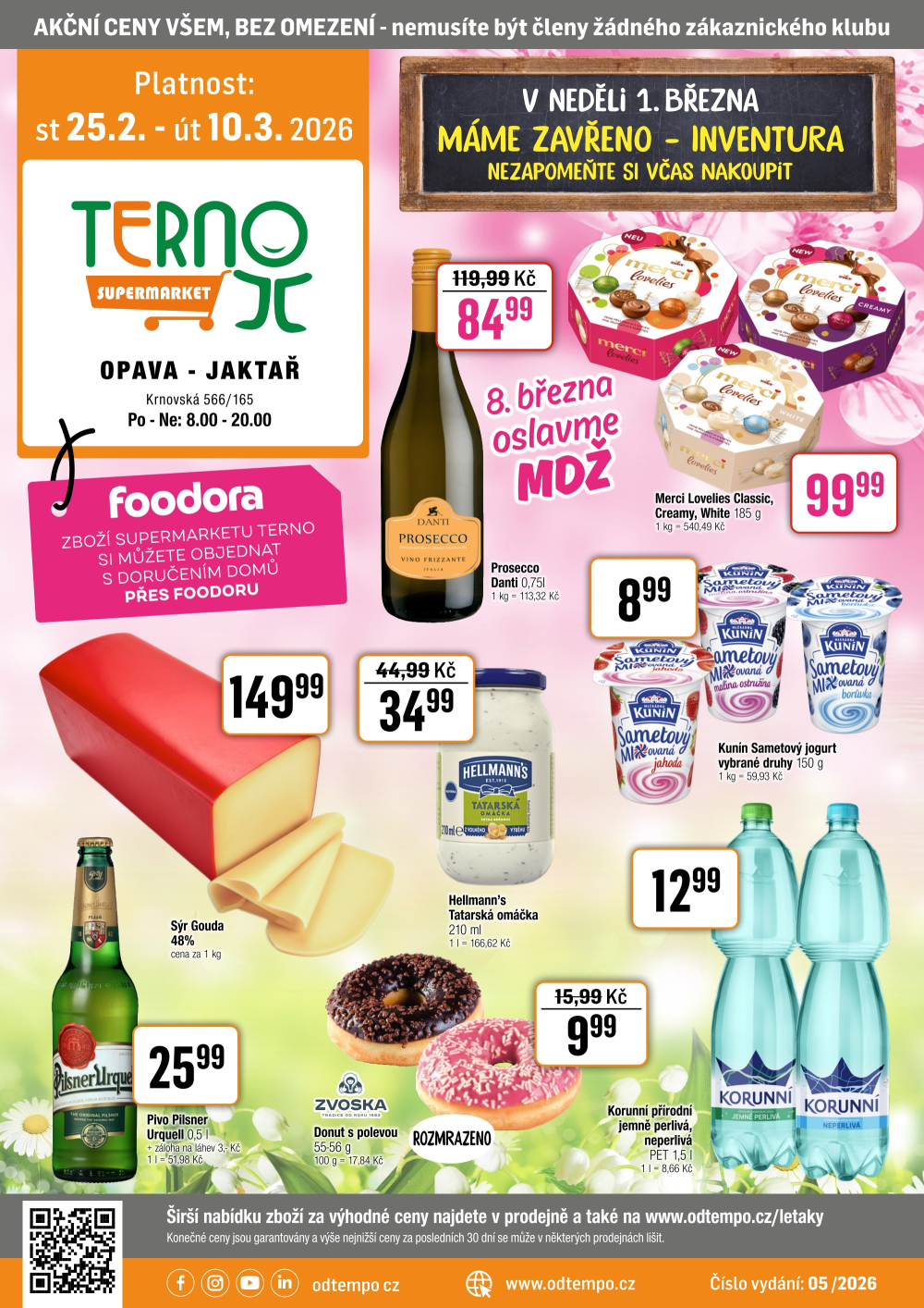 Leták TEMPO leták - Terno Opava - Jaktář - strana 1