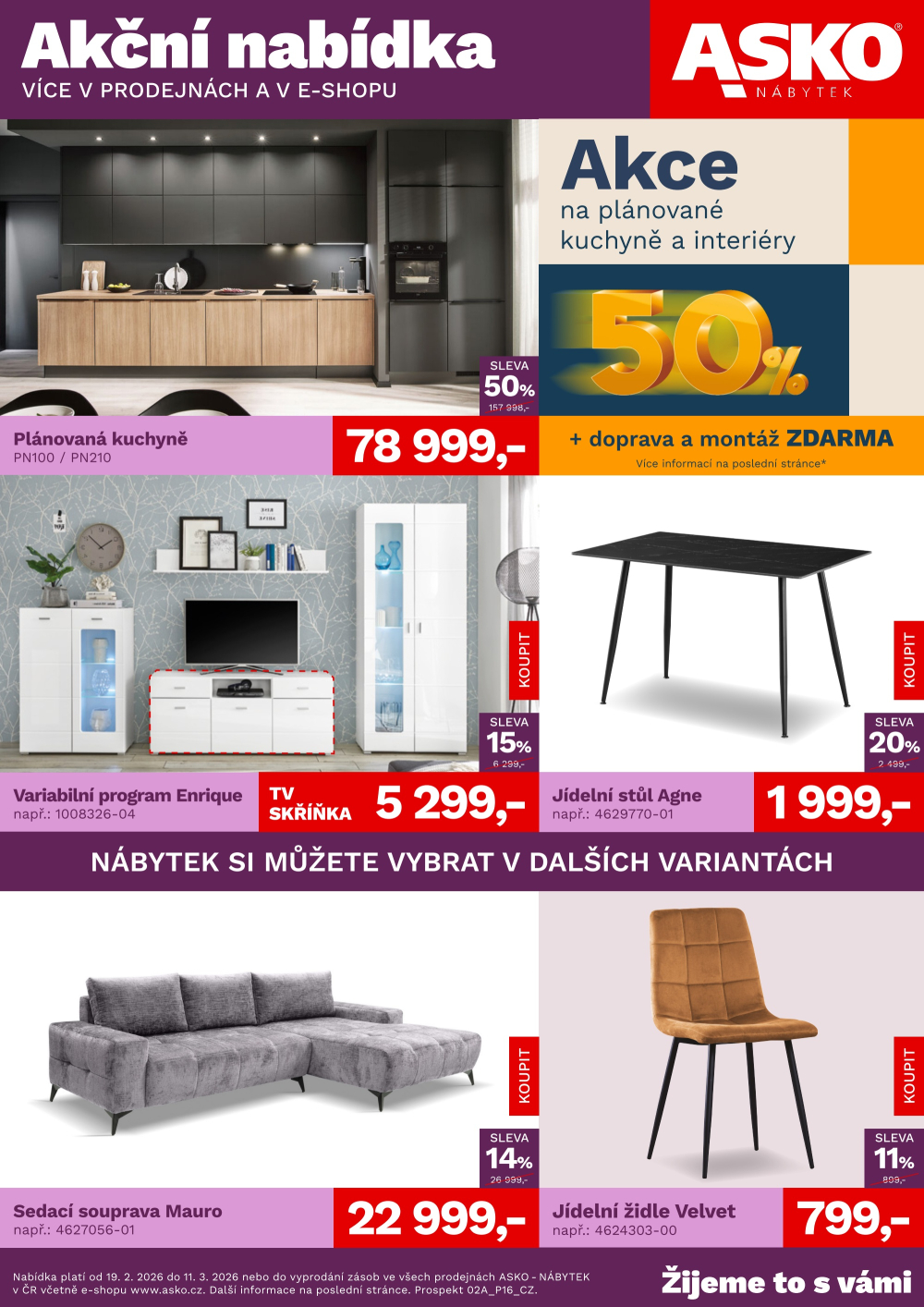 Leták ASKO nábytek leták - strana 1