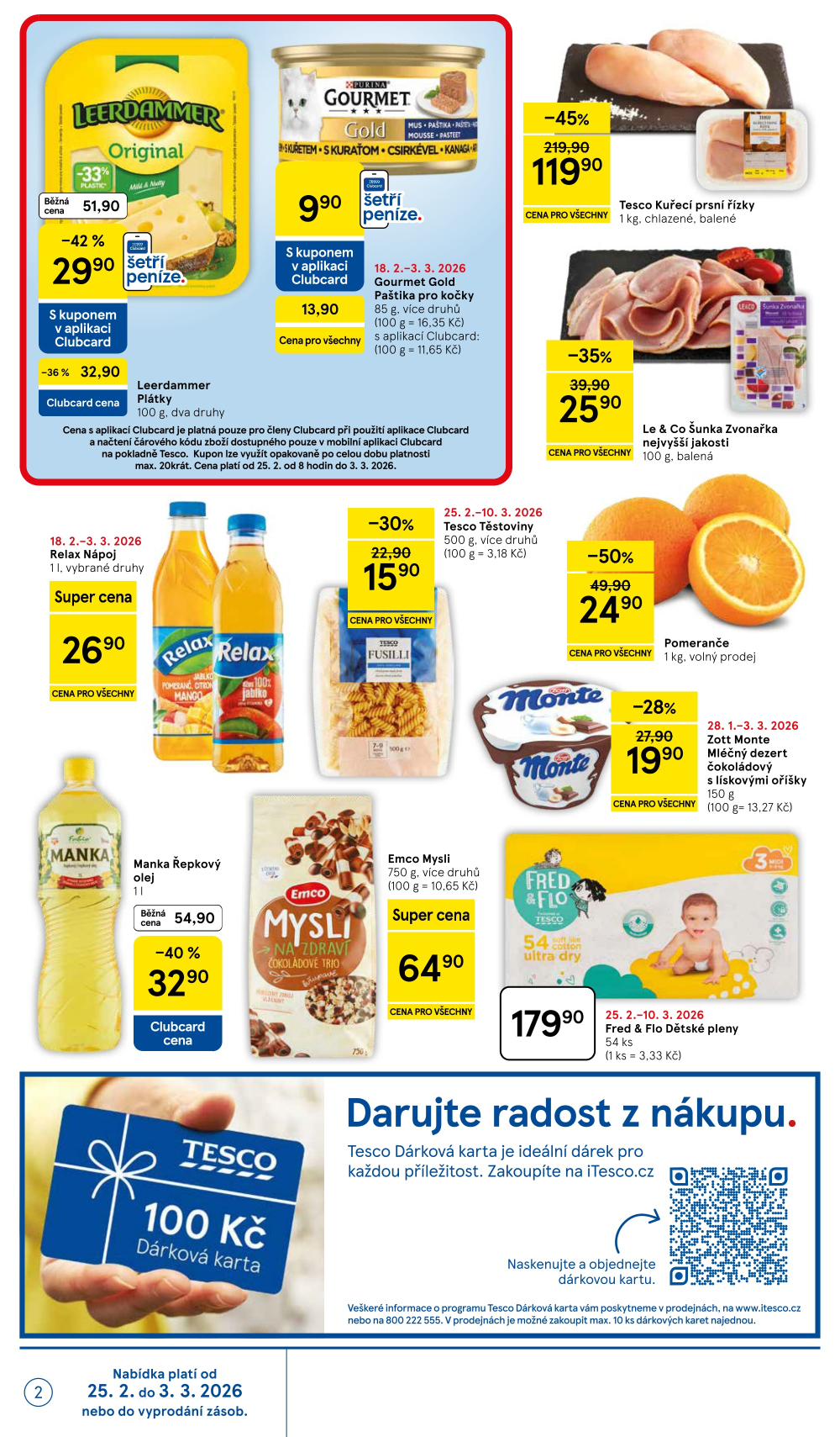 Leták Tesco supermarket leták - strana 2