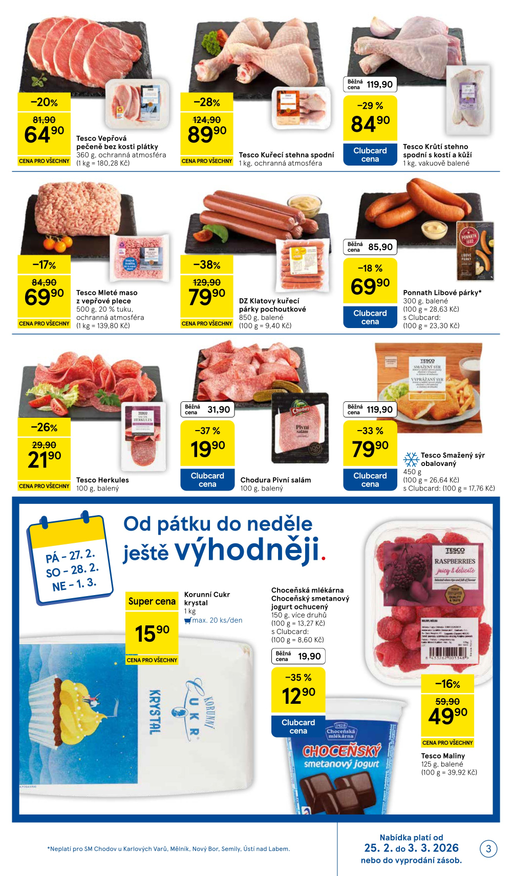 Leták Tesco supermarket leták - strana 3