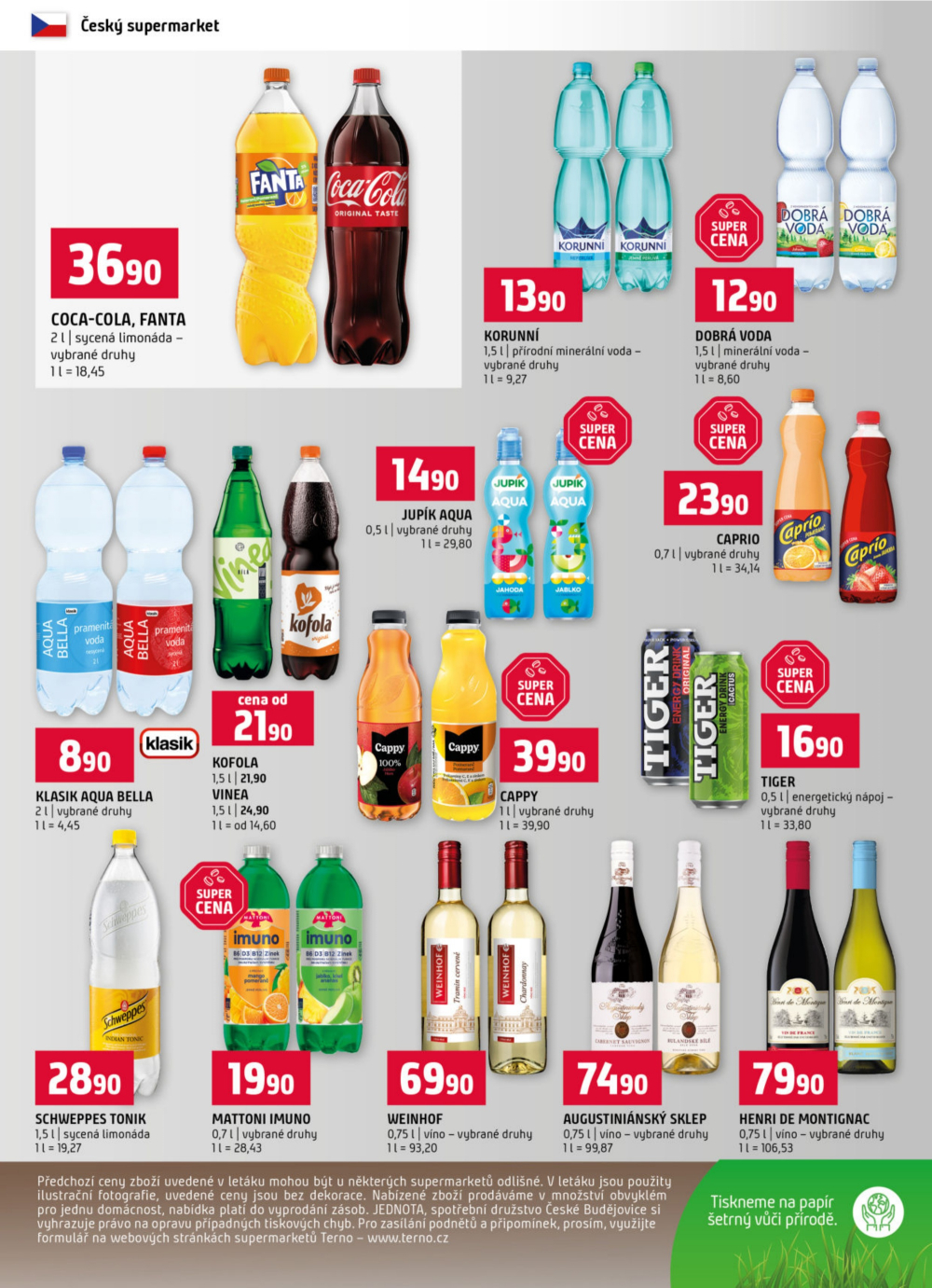 Leták Terno leták - Prachatice, Český Krumlov, Zlín, Tábor, Strakonice a Blatná - strana 12