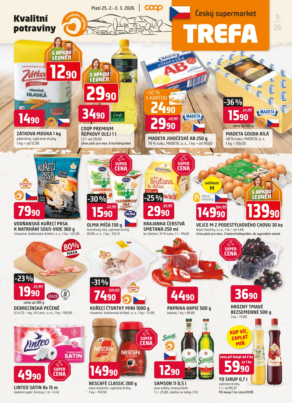 Leták TREFA leták - strana 1