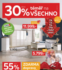Akční leták XXXLutz  - Sleva 30 % téměř na všechno