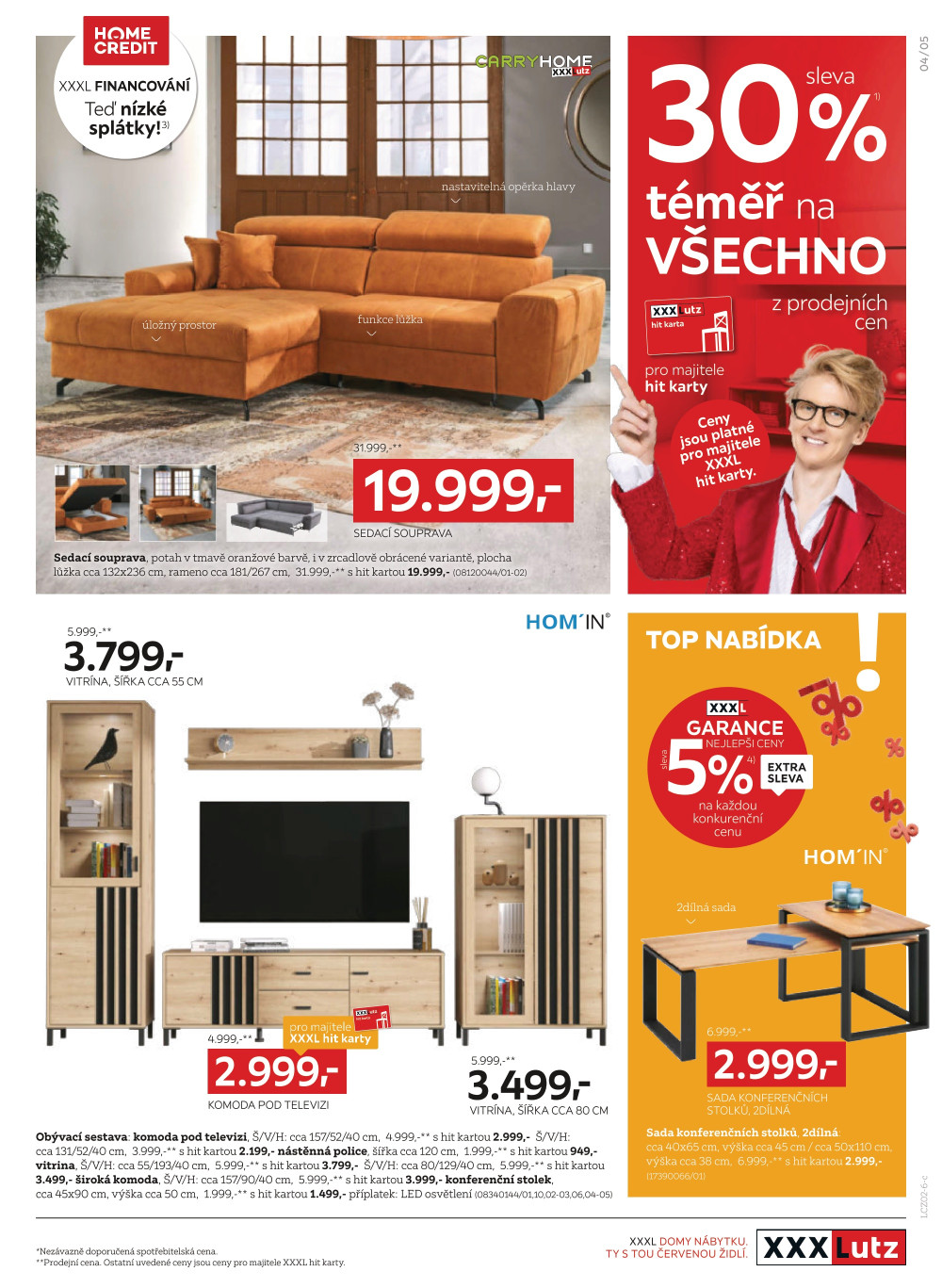 Leták XXXLutz leták - Sleva 30 % téměř na všechno - strana 5