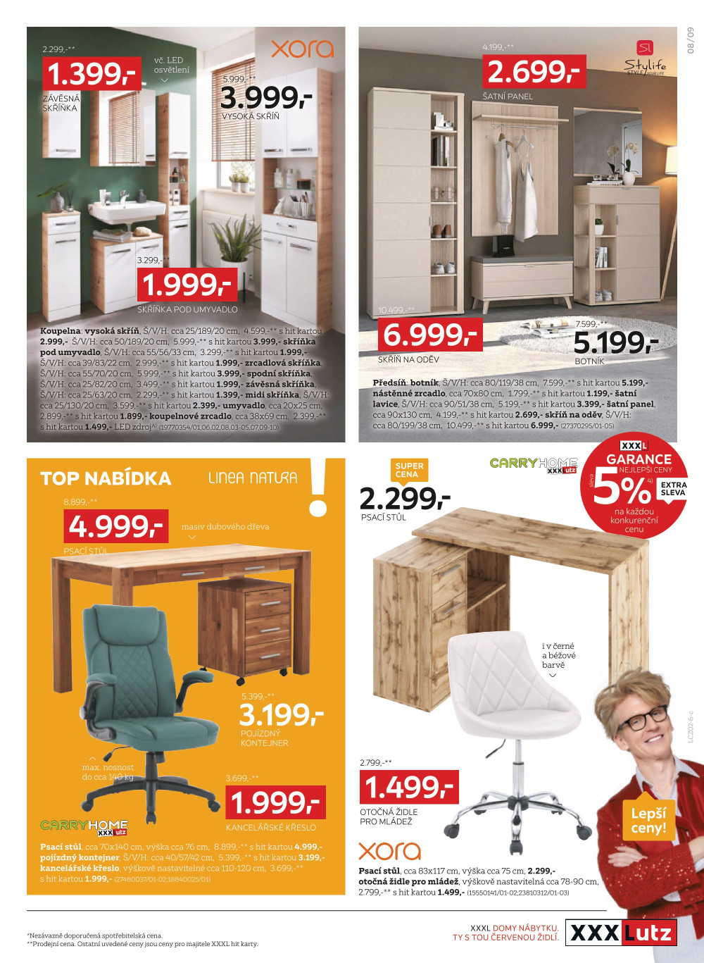 Leták XXXLutz leták - Sleva 30 % téměř na všechno - strana 9