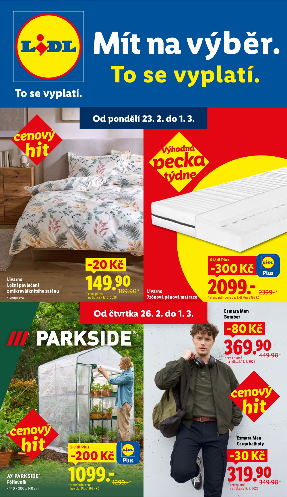 Leták Lidl leták - Nabídka spotřebního zboží - strana 1