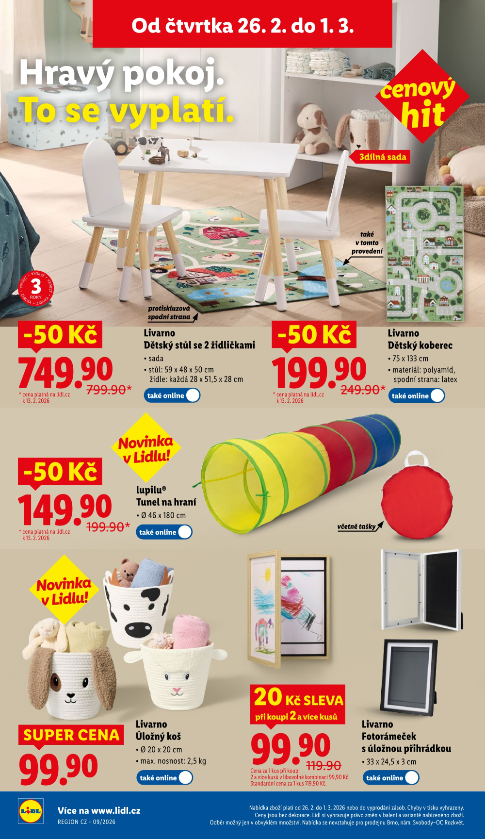 Leták Lidl leták - Nabídka spotřebního zboží - strana 22