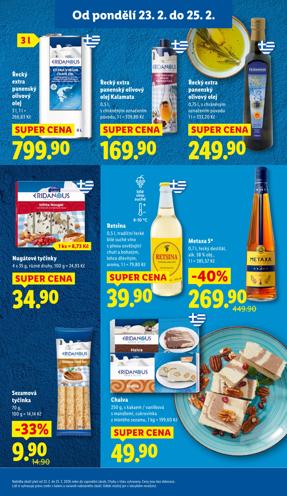 Leták Lidl leták od pondělí - Kulinářské speciality v řeckém stylu - strana 19