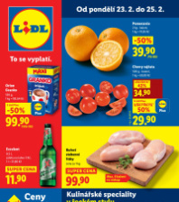 Akční leták Lidl  od pondělí - Kulinářské speciality v řeckém stylu