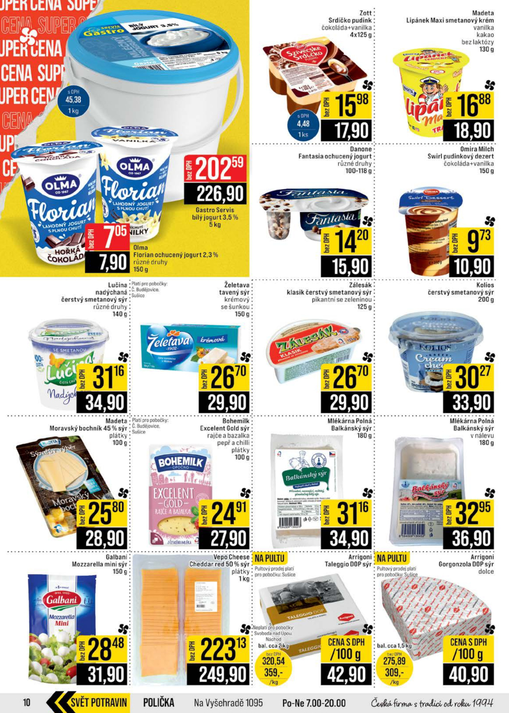 Leták JIP leták CC Cash & Carry - České Budějovice, Most, Náchod, Svoboda nad Úpou, Sušice - strana 10