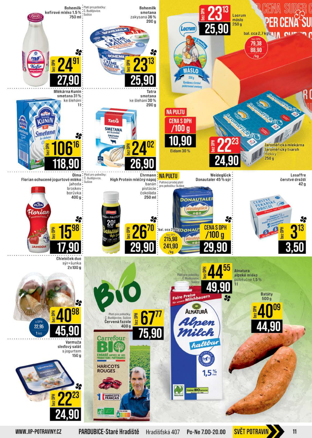 Leták JIP leták CC Cash & Carry - České Budějovice, Most, Náchod, Svoboda nad Úpou, Sušice - strana 11