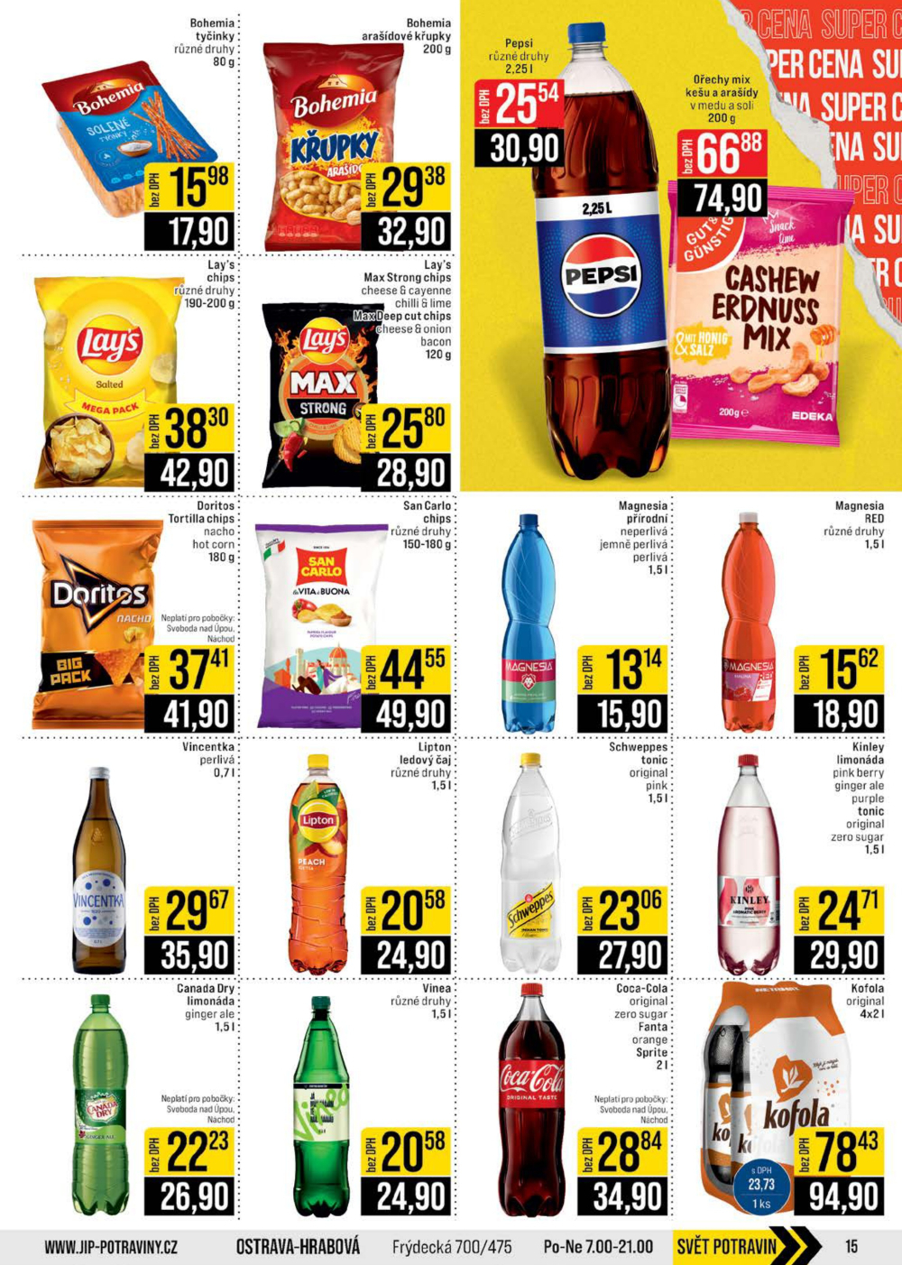 Leták JIP leták CC Cash & Carry - České Budějovice, Most, Náchod, Svoboda nad Úpou, Sušice - strana 15