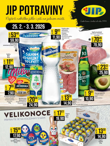 JIP leták CC Cash & Carry - České Budějovice, Most, Náchod, Svoboda nad Úpou, Sušice