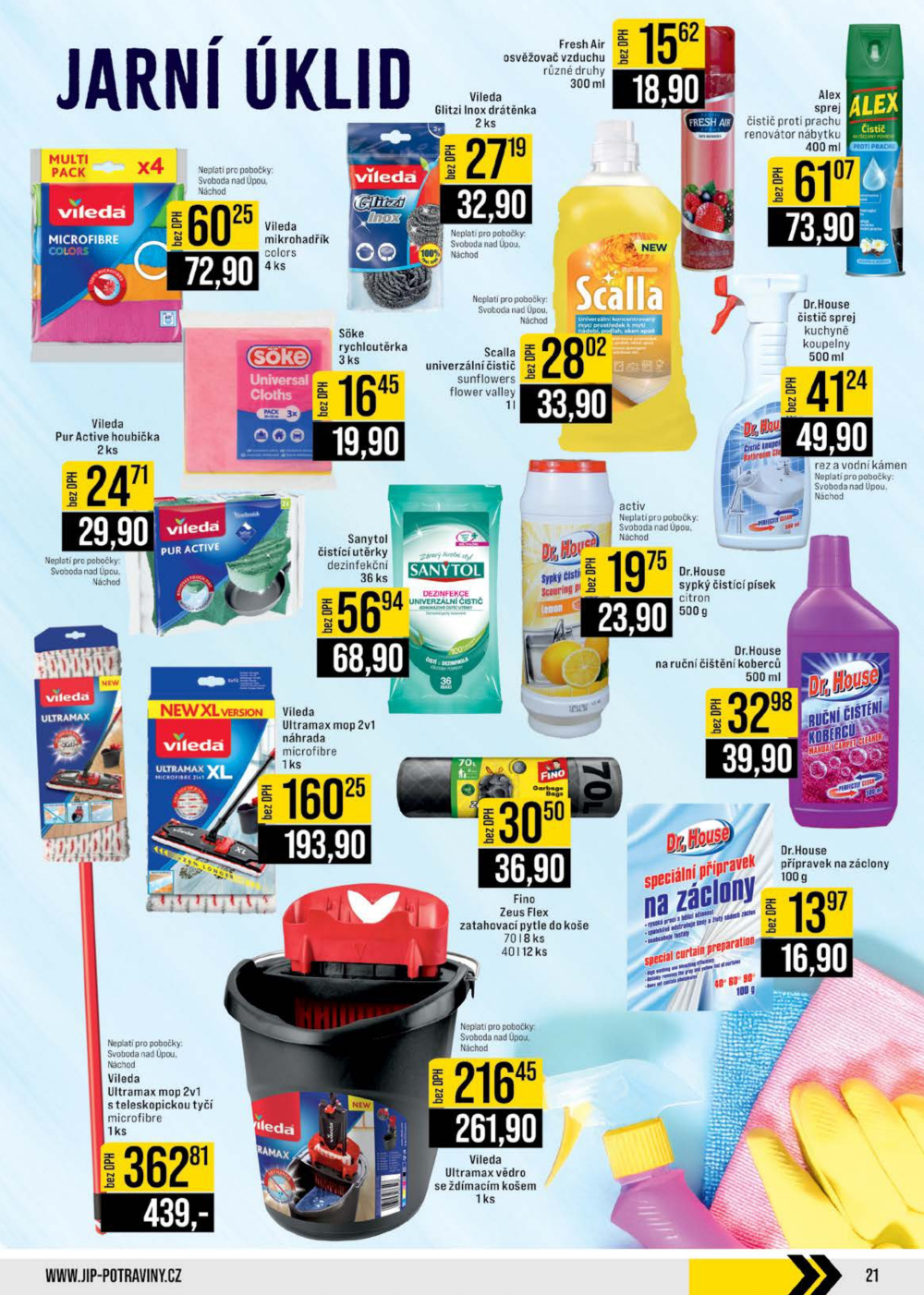 Leták JIP leták CC Cash & Carry - České Budějovice, Most, Náchod, Svoboda nad Úpou, Sušice - strana 21