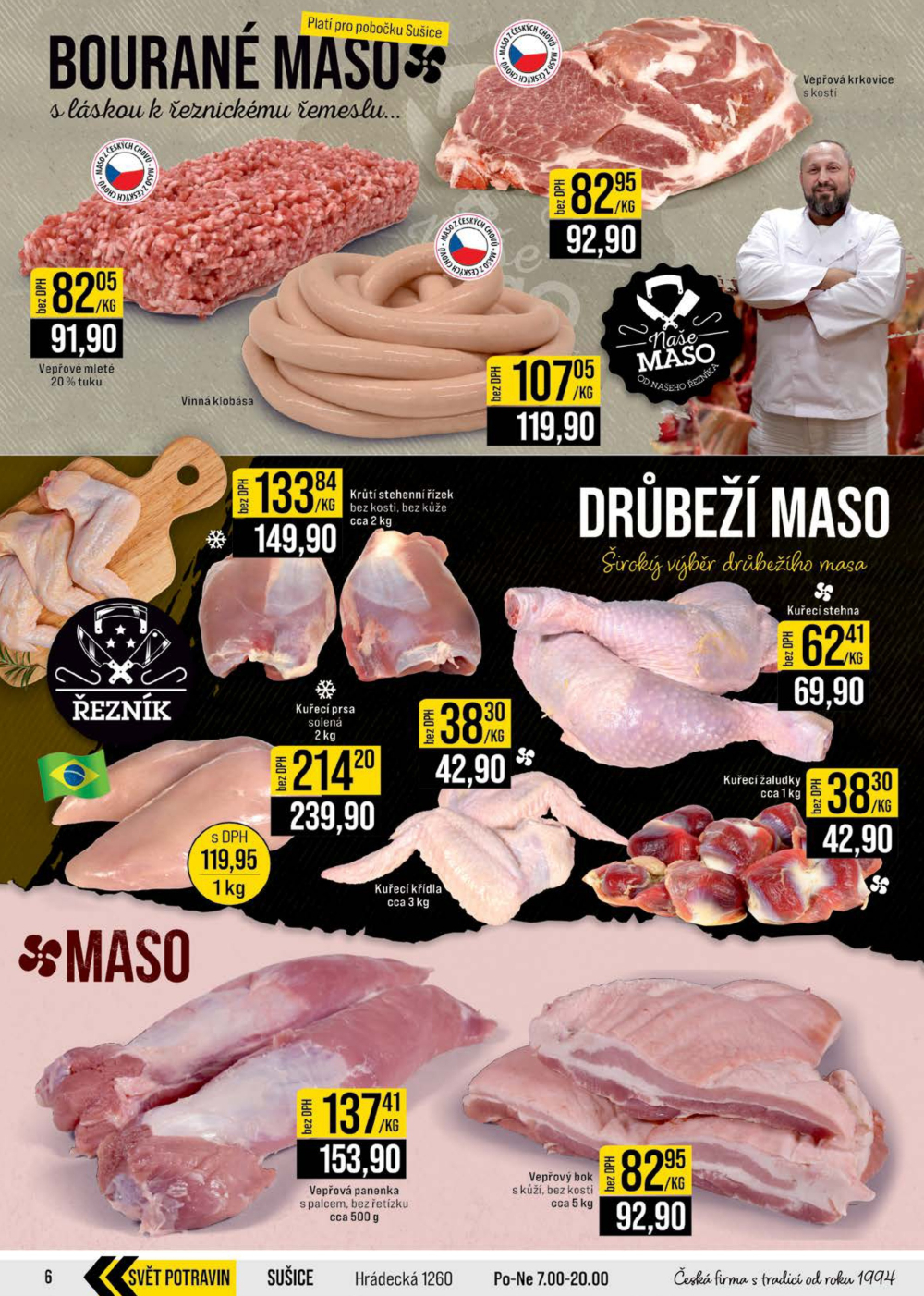 Leták JIP leták CC Cash & Carry - České Budějovice, Most, Náchod, Svoboda nad Úpou, Sušice - strana 6