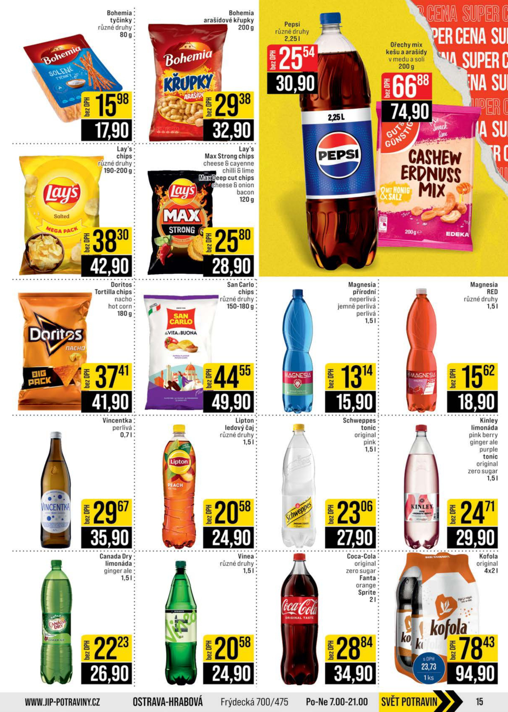 Leták JIP leták CC Cash & Carry - Brno, Ostrava, Praha, Polička, Olomouc, Karlovy Vary, Zlín, Jilemnice, Pardubice - strana 15