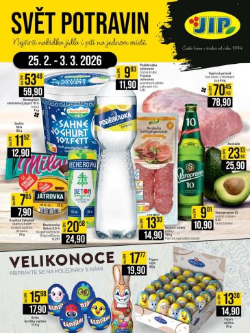 JIP leták CC Cash & Carry - Brno, Ostrava, Praha, Polička, Olomouc, Karlovy Vary, Zlín, Jilemnice, Pardubice