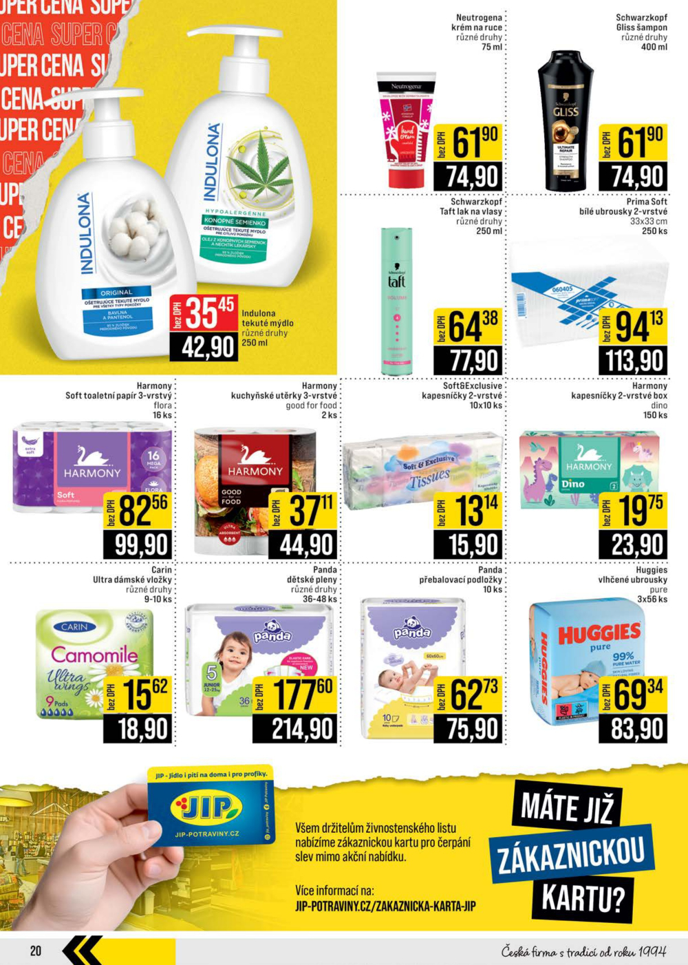 Leták JIP leták CC Cash & Carry - Brno, Ostrava, Praha, Polička, Olomouc, Karlovy Vary, Zlín, Jilemnice, Pardubice - strana 20