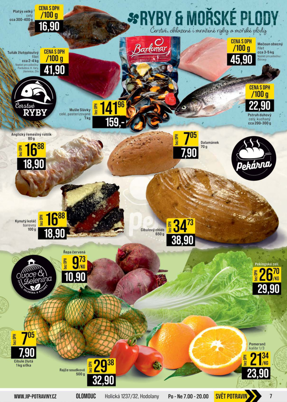 Leták JIP leták CC Cash & Carry - Brno, Ostrava, Praha, Polička, Olomouc, Karlovy Vary, Zlín, Jilemnice, Pardubice - strana 7