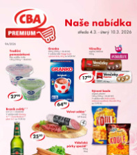 Akční leták CBA Premium 