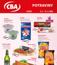 Akční leták CBA Potraviny 