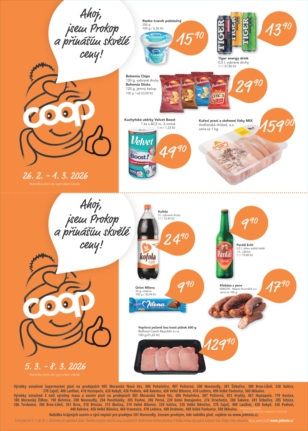 Leták Jednota Mikulov leták - strana 16