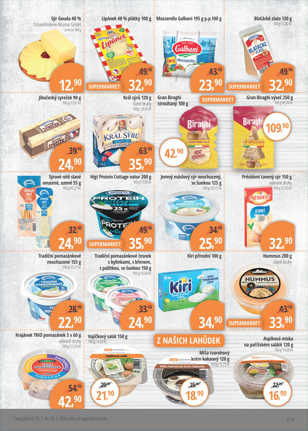 Leták Jednota Mikulov leták - strana 4