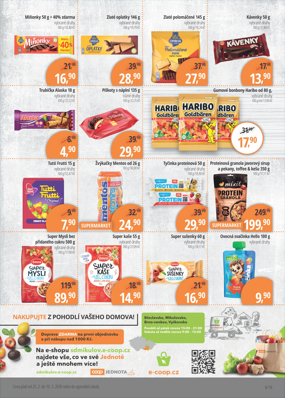 Leták Jednota Mikulov leták - strana 6
