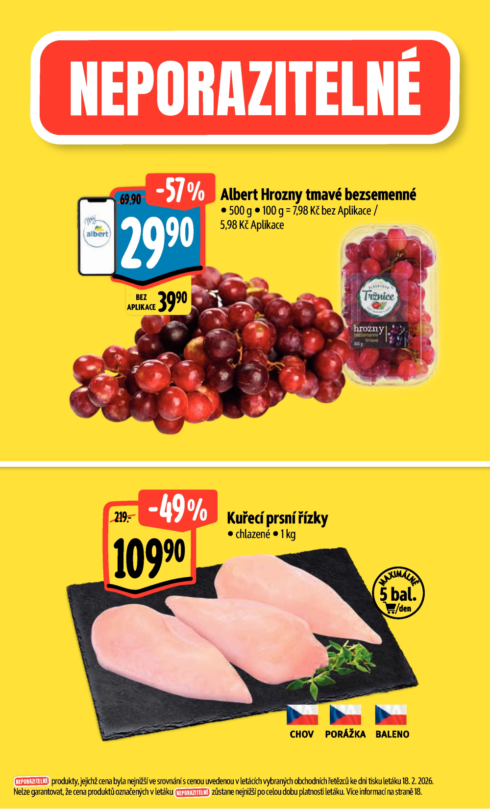 Leták Albert Hypermarket leták - strana 2