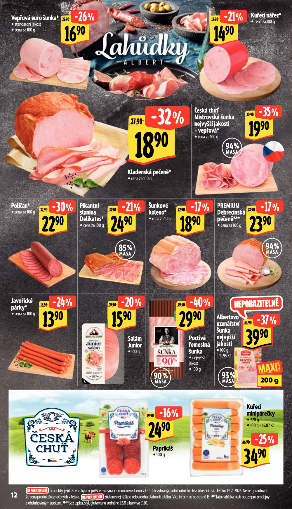 Leták Albert Supermarket leták - Brno Stará Osada a Jihomoravské náměstí - strana 24