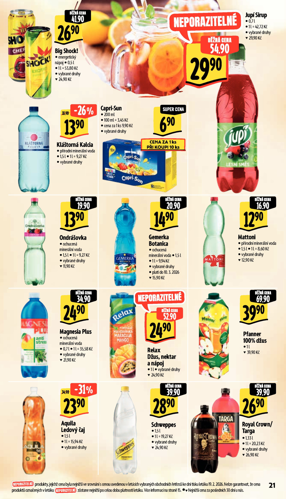 Leták Albert Supermarket leták - Brno, Ečerova - strana 29