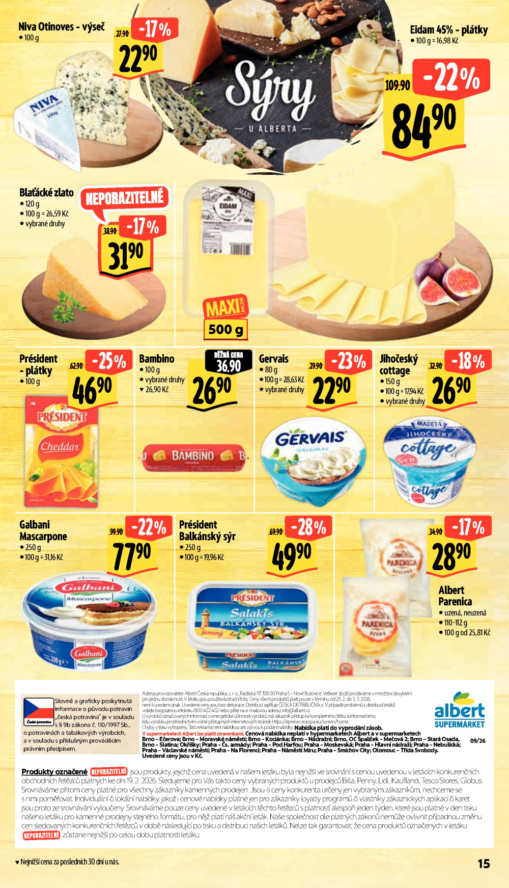 Leták Albert Supermarket leták - strana 23