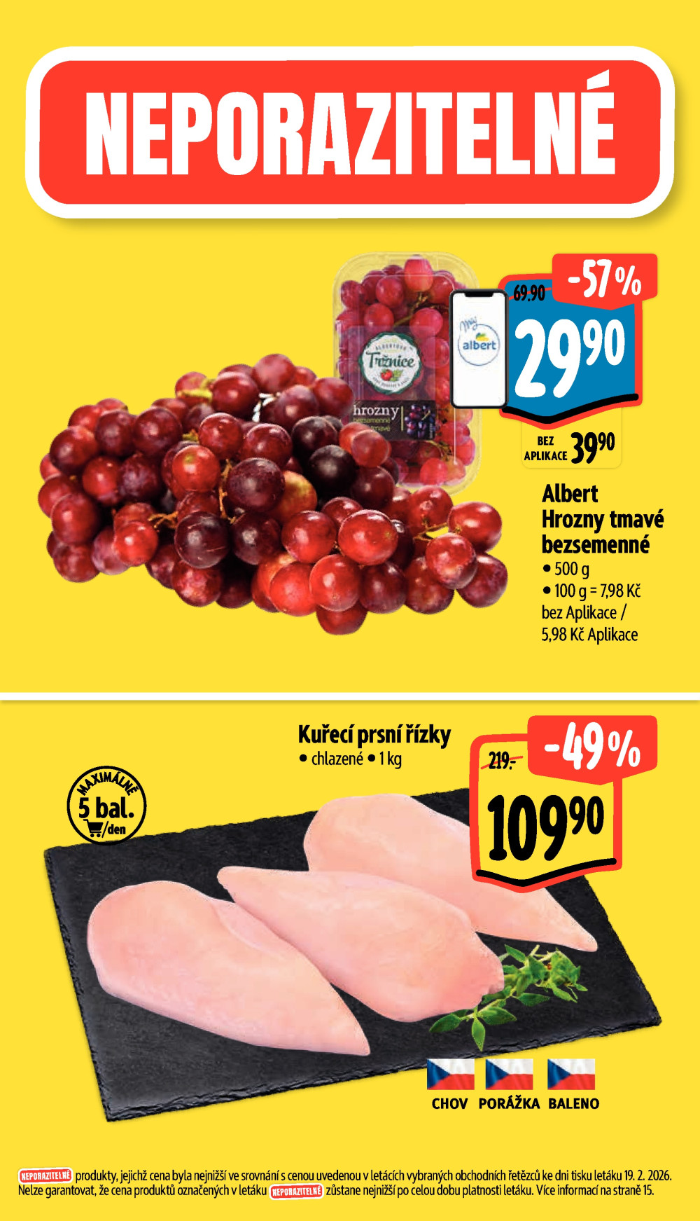 Leták Albert Supermarket leták - strana 2