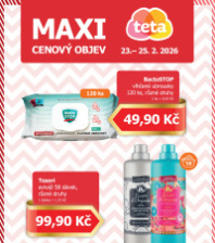 Akční leták Teta drogerie - Maxi cenový objev