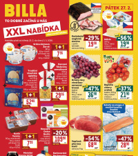 Akční leták BILLA malý 