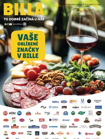 BILLA leták - Vaše oblíbené značky II.