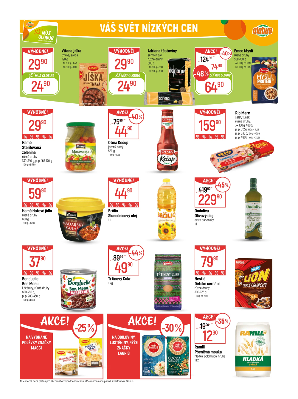 Leták Globus leták Praha - Černý Most - strana 21