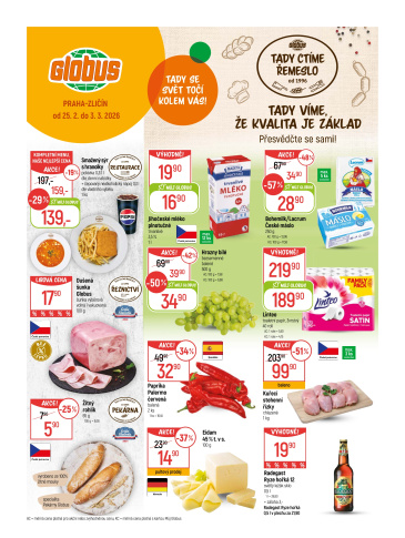 Globus leták Praha - Zličín