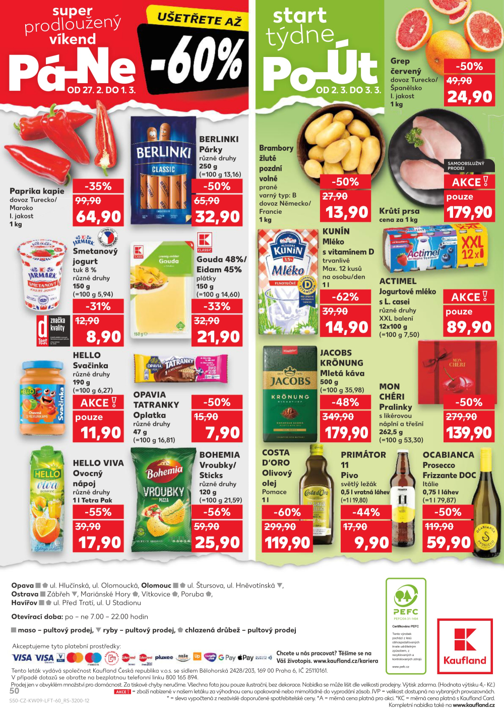 Leták Kaufland leták Ostrava - Moravská Ostrava - strana 50