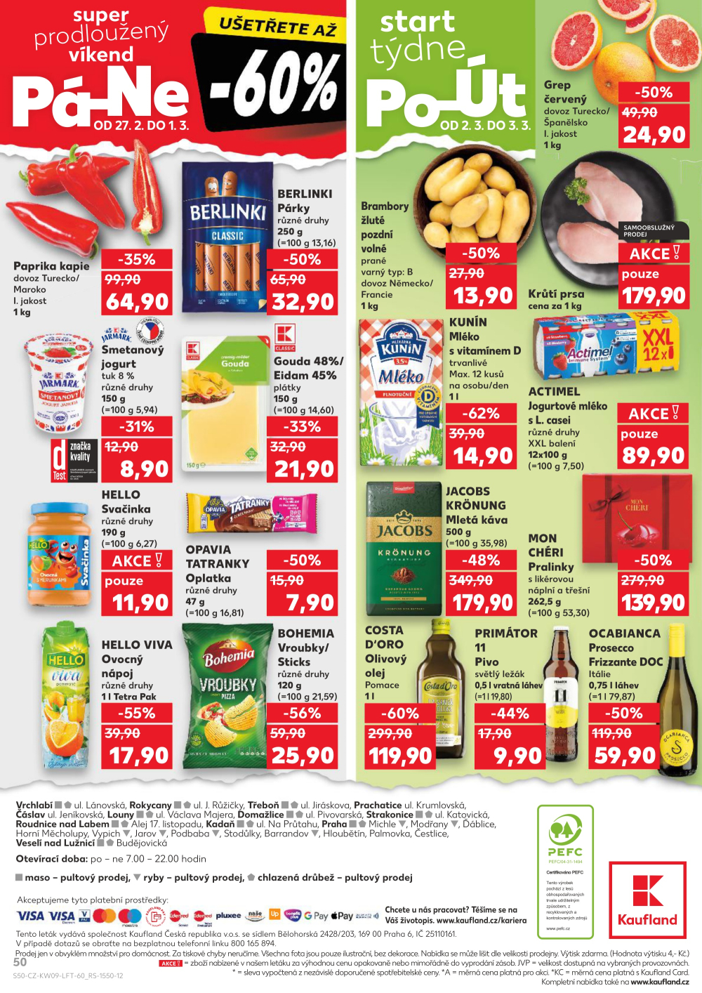 Leták Kaufland leták Třeboň - strana 50