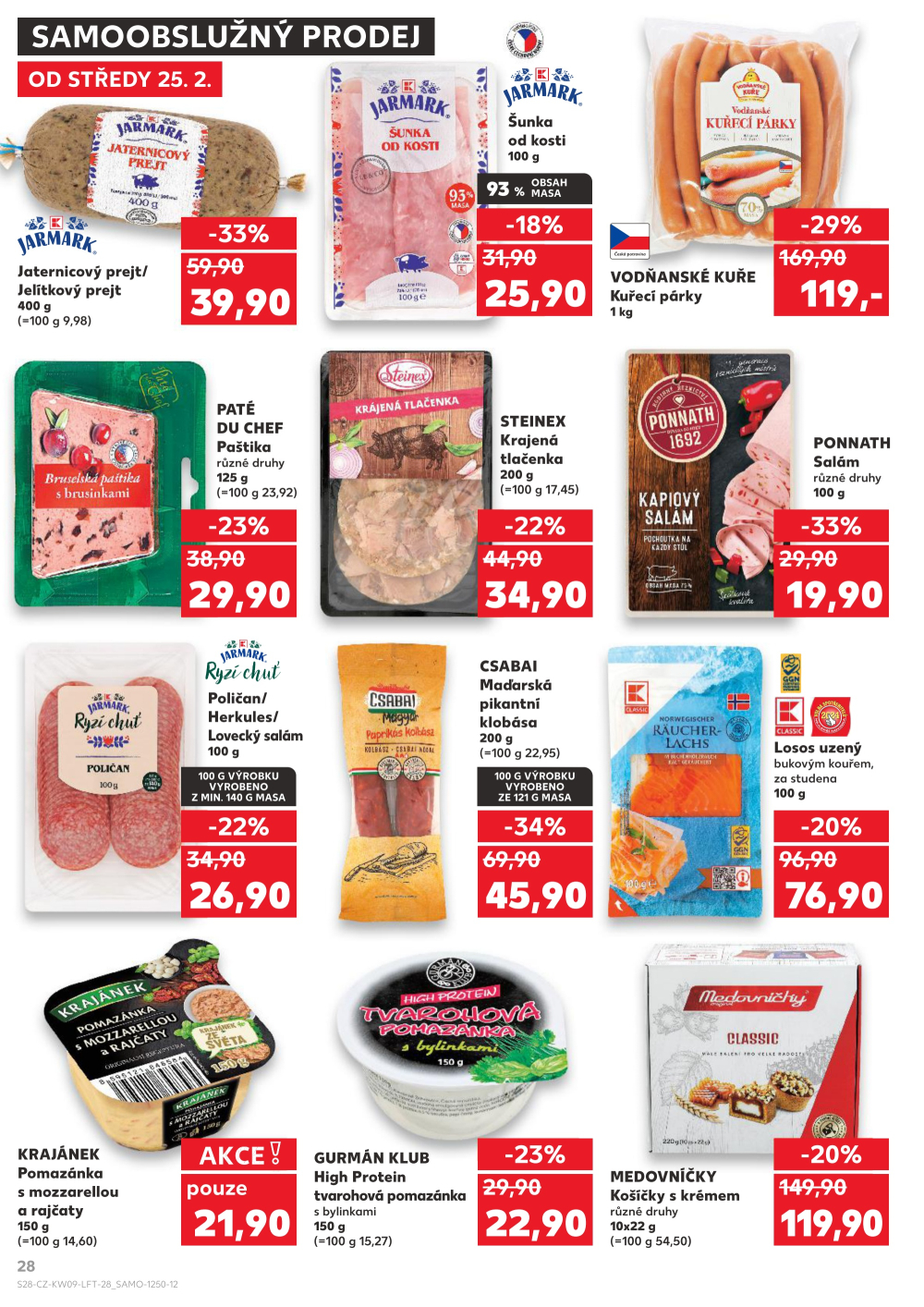 Leták Kaufland leták Brno - Slatina - strana 28