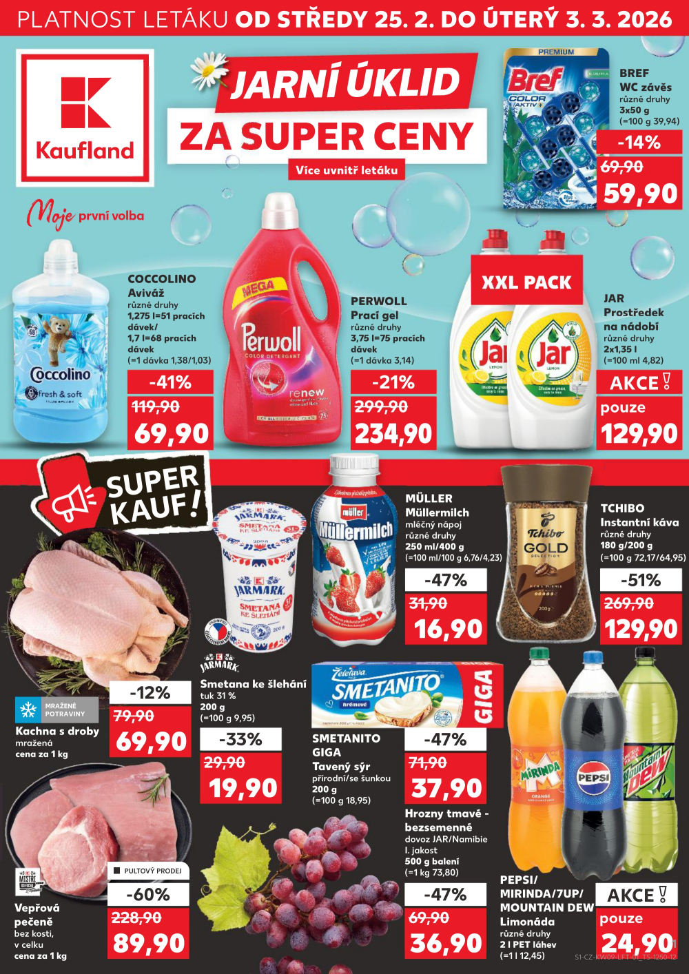 Leták Kaufland leták Písek - strana 1