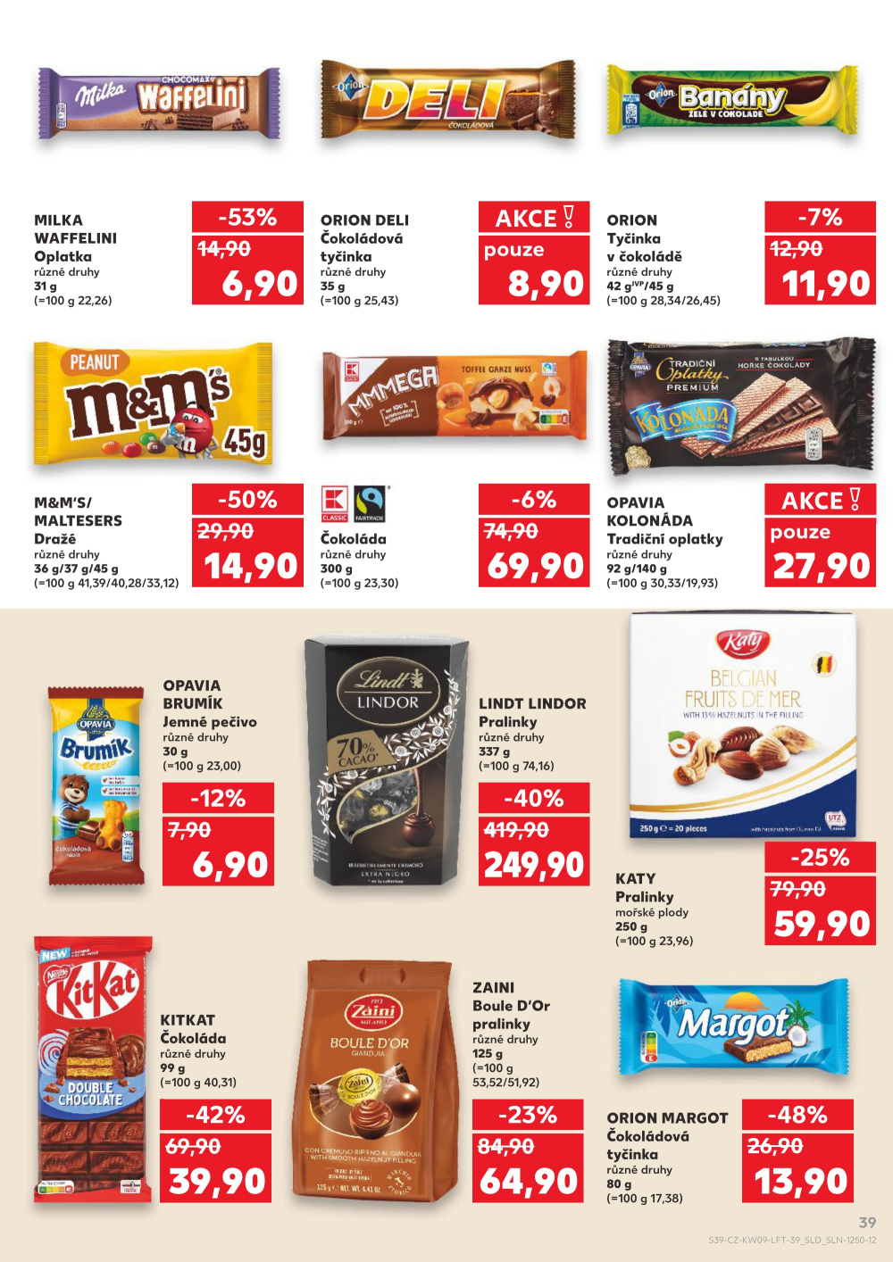 Leták Kaufland leták Praha 3 - Jarov - strana 39