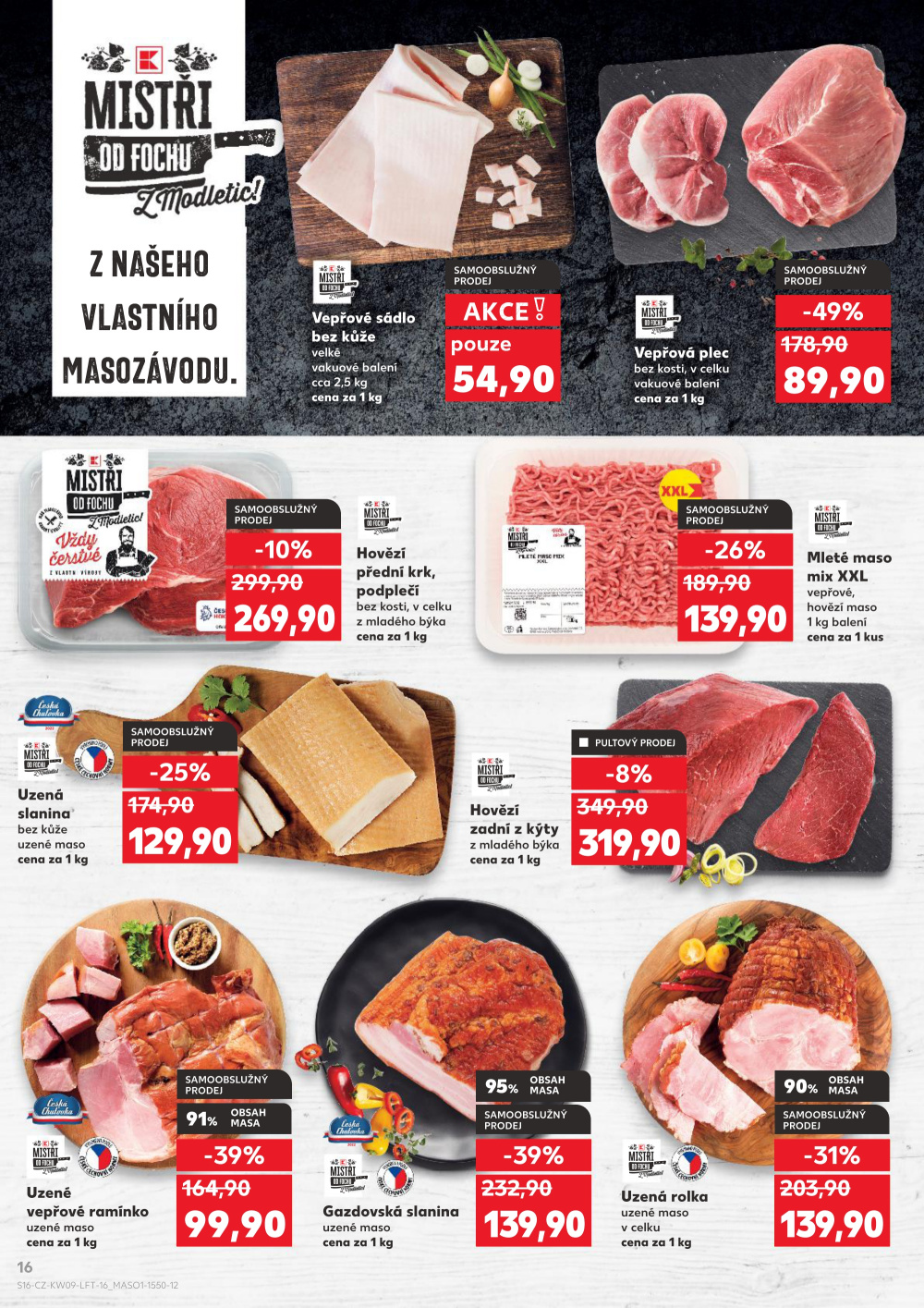 Leták Kaufland leták Praha - Barrandov - strana 16