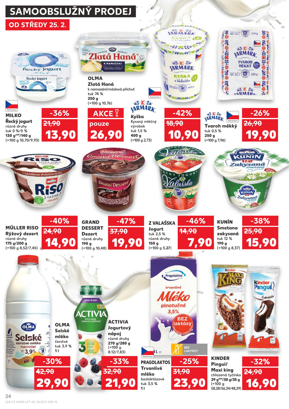 Leták Kaufland leták Praha - Barrandov - strana 24
